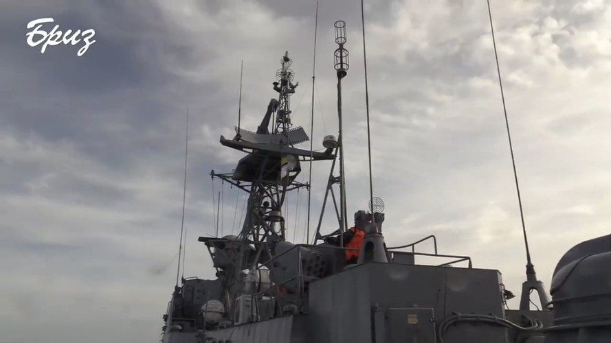 "Trong quá trình hoạt động, các thủy thủ Ukraine đã phát hiện (và đây không phải lần đầu tiên) nhiều tàu chiến Nga trong khu vực các mỏ khí bị chiếm giữ”.