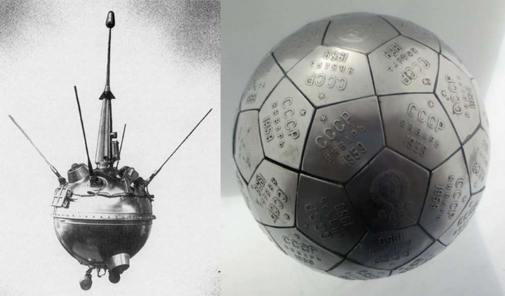 Luna 2 là con tàu không gian đầu tiên đặt chân lên Mặt Trăng. Tàu thăm dò này được Liên Xô phóng ngày 12/9/1959 với tốc độ đạt được khoảng gần 10.500 km/h.