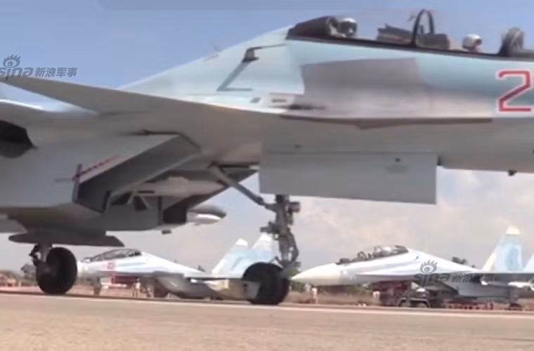 Tuy phía Nga tuyên bố sẽ triển khai thêm Su-30SM tới Syria, tuy nhiên tới thời điểm hiện tại mới chỉ có biên đội 4 chiếc ở Latakia.