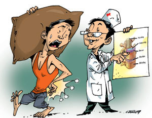 Những người ở độ tuổi từ 30 đến 50 có nguy cơ thoát vị đĩa đệm cao do những thành phần nước và đàn hồi bên trong nhân tủy giảm đi theo tuổi.