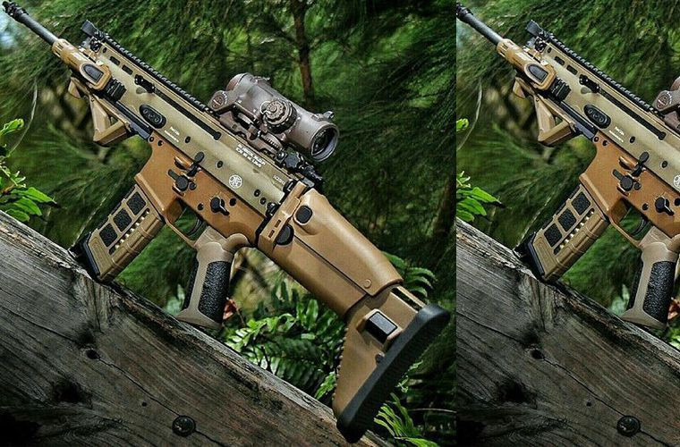 Súng trường tấn công FN SCAR có chốt an toàn kiêm lựa chọn chế độ bắn có thể được điều chỉnh từ cả 2 bên. Cần lên đạn có thể gắn từ cả hai bên thân súng. Khóa nòng và các bộ phận quan trọng được làm bằng thép đặc biệt, phần thân trên của súng được làm bằng nhôm ép, phần dưới làm bằng vật liệu polyme.
