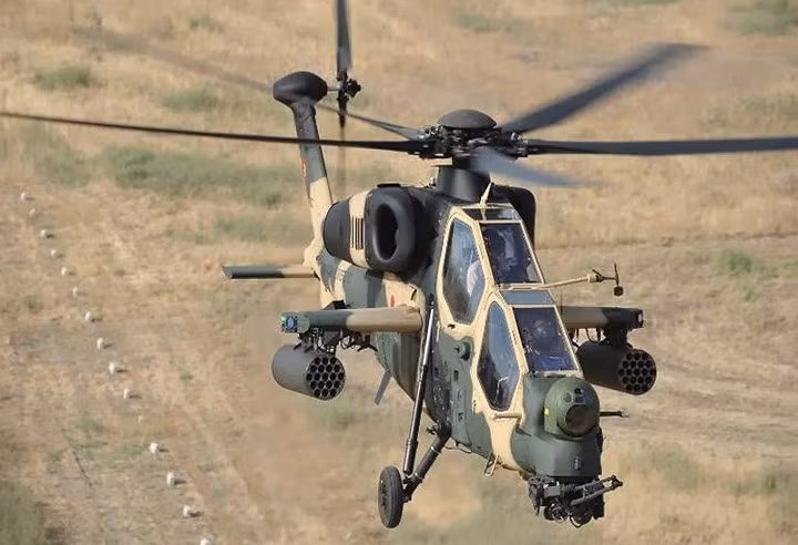  Trực thăng T-129 được phát triển cho nhiệm vụ chống tăng - thiết giáp, chi viện hỏa lực bộ binh... Ảnh: Military-Today.