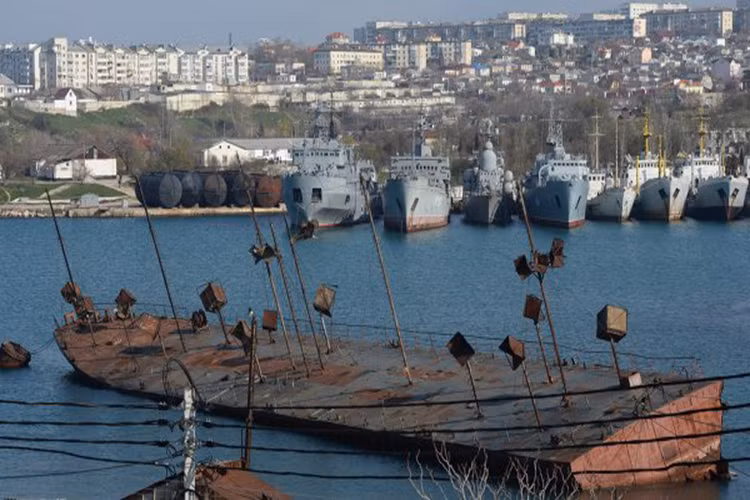 Hiện phía Hải quân Nga vẫn chưa công bố chi tiết tình trạng số tàu chiến mà nước này tạm giữ của Ukraine. Nguồn ảnh: rian.com.