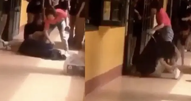 Xac minh clip co giao tum co ao, keo le hoc sinh o Ha Noi