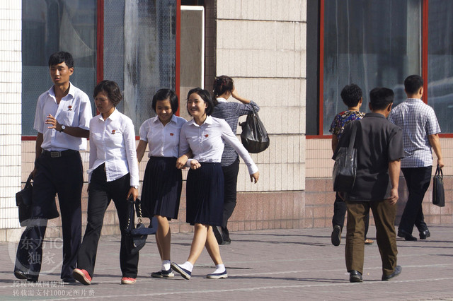 Cảnh đời sống thường nhật ở Triều Tiên.