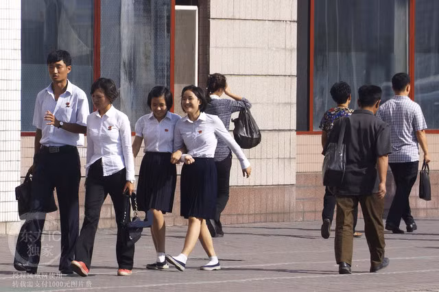 Cảnh đời sống thường nhật ở Triều Tiên.