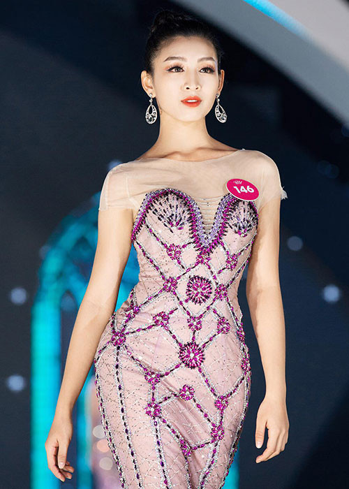 Thanh Tú có nhiều kinh nghiệm thi nhan sắc trước khi tham gia cuộc thi Hoa hậu Việt Nam 2018.