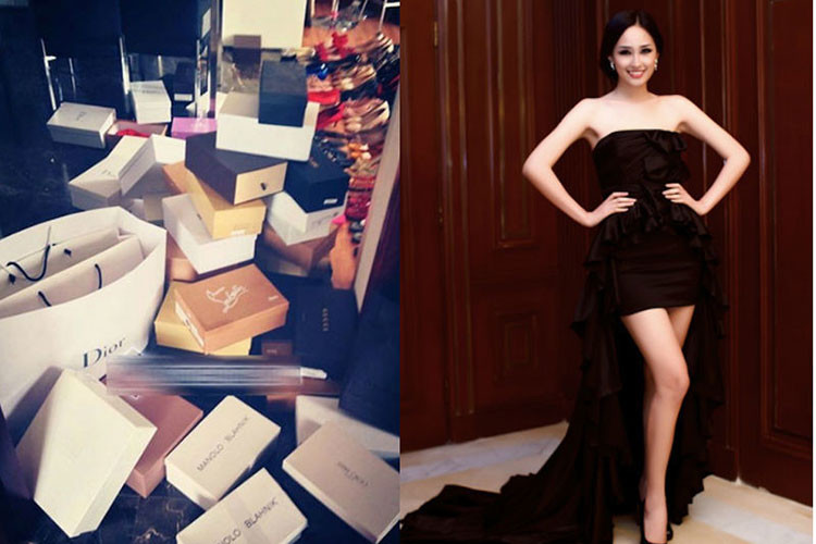 Xinh đẹp, giỏi giang, Mai Phương Thúy cũng gia nhập “cuộc đua” hàng hiệu. Bản thân người đẹp từng thừa nhận nghiện mua sắm. Ảnh: Doisongvietnam