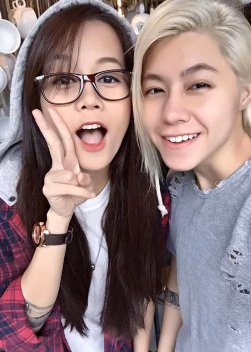 Năm 2014, An Nguy từng chia sẻ trên trang cá nhân cô là người song tính. Ảnh: Thegioitre