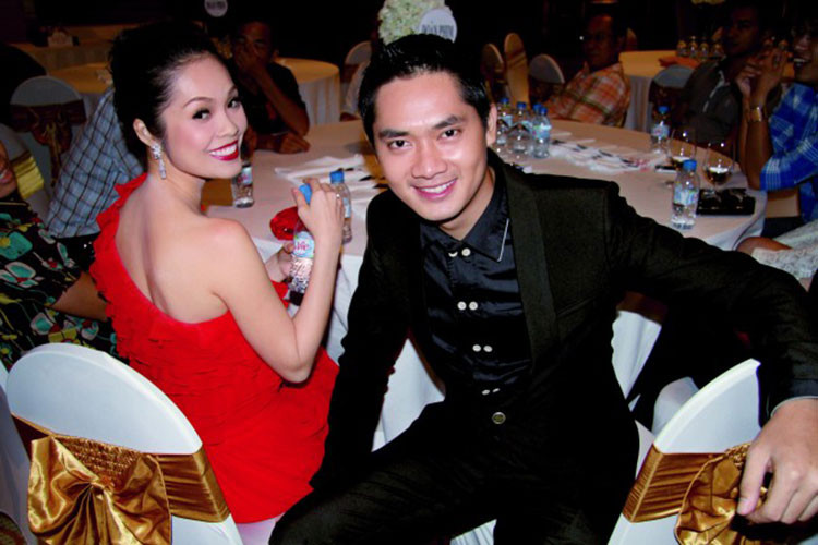 2 năm sau khi chia tay, Dương Cẩm Lynh mới bình thường hóa mọi chuyện với Minh Luân khi cả hai đóng chung. Ảnh: Thegioivanhoa