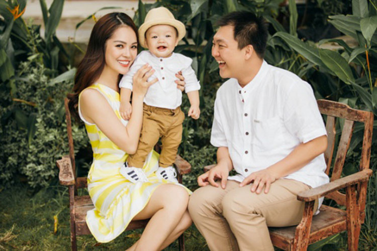 Nữ diễn viên khẳng định không có người thứ 3 chen vào cuộc hôn nhân của cô. Ảnh: Vietnamnet