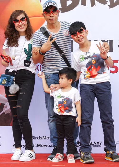 Thái Hòa từng kết hôn với Cát Phượng và có cậu con trai tên Bom. Ảnh: FBNV