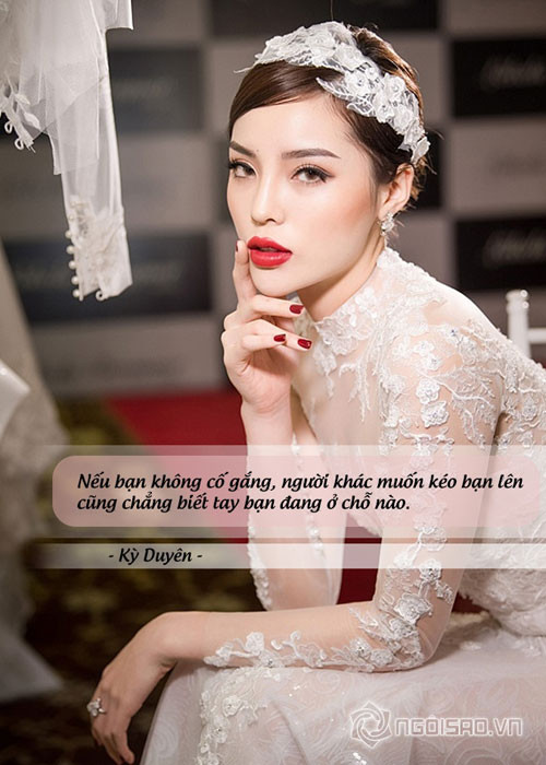 Kỳ Duyên tỏ ra trưởng thành hơn trong suy nghĩ khi trên trang cá nhân, cô thường xuyên chia sẻ triết lý rút ra từ cuộc sống sau những sóng gió của bản thân hay tự lập trong các hoạt động mà không cần có sự giúp đỡ của mẹ giống như trước kia. Ảnh: Ngoisao