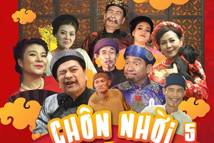 Hài Tết dân gian của đạo diễn Phạm Đông Hồng khi ra mắt được đông đảo khán giả đón nhận. Phải kể đến các tác phẩm như "Thầy rởm", "Người ngựa ngựa người", "Trẻ con không ăn thịt chó", "Kẻ cắp gặp bà già", "Chôn nhời"...Ảnh: FBNV