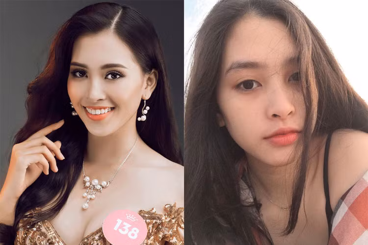 Không tham gia các cuộc thi nhan sắc hay gây chú ý trên mạng xã hội, Trần Tiểu Vy được xem là nhân tố bí ẩn của cuộc thi Hoa hậu Việt Nam 2018. Tiểu Vy đến từ Quảng Nam sở hữu vẻ đẹp rạng rỡ, dịu dàng.