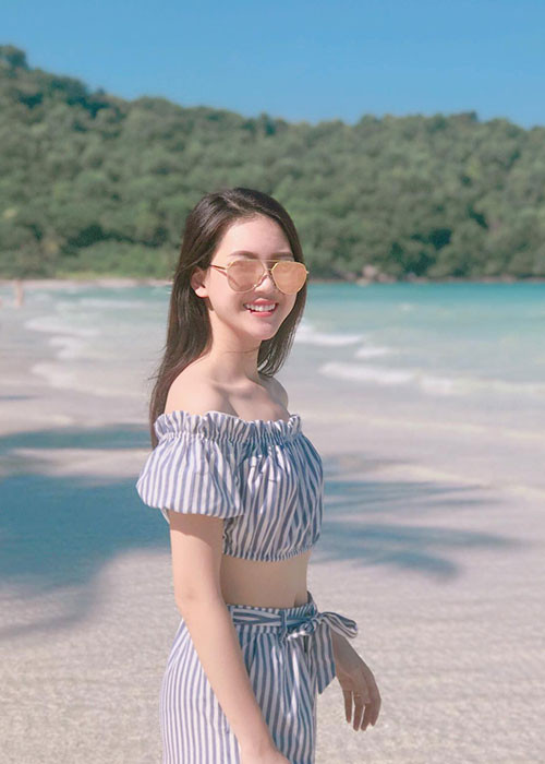 Nhan sắc đời thường của giải Vàng Siêu mẫu Việt Nam 2018 nhận được khá nhiều lời khen ngợi.