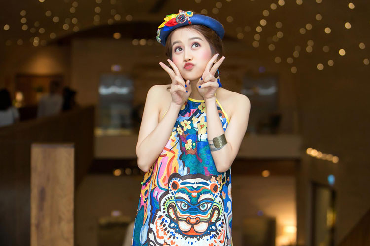 An Nguy nổi tiếng trên mạng xã hội bởi cách nói chuyện tưng tửng, hài hước.