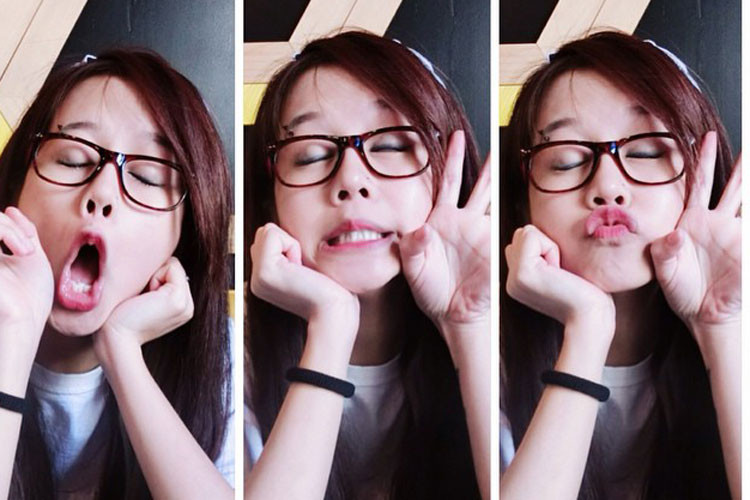 An Nguy thường xuyên đăng ảnh tự dìm hàng trên trang cá nhân.