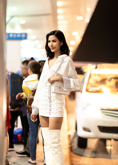 Trong một tháng qua, Hoàng Thùy đã tận hưởng kỳ nghỉ dưỡng ở Mỹ.