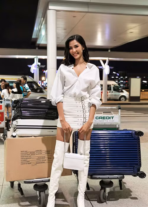 Chuyến đi Mỹ như món quà mà cô tặng cho bản thân sau gần một năm đăng quang Á hậu 1 cuộc thi Hoa hậu Hoàn vũ Việt Nam 2018.