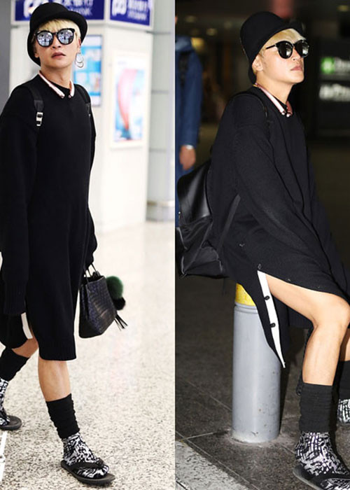 Trần Chí Bằng ngày càng ăn mặc nữ tính. Ảnh: Sina