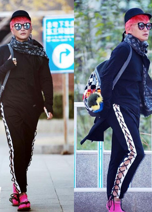 Dáng đi của Trần Chí Bằng cũng thay đổi theo chiều hướng nữ tính. Ảnh: Sina