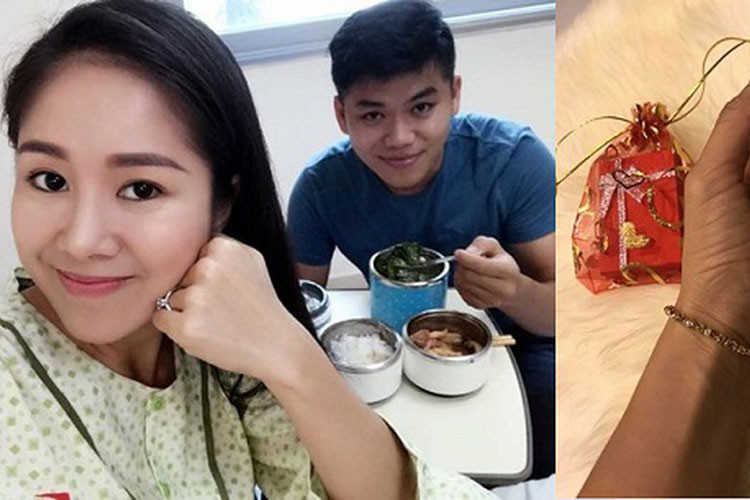 Các ngày lễ 8/3 hay 20/10, Trung Kiên không quên chuẩn bị quà cho Lê Phương.