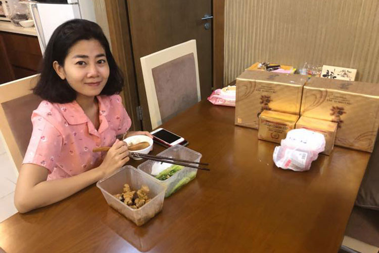 Mắc bạo bệnh, nữ diễn viên trẻ vẫn giữ tinh thần lạc quan.