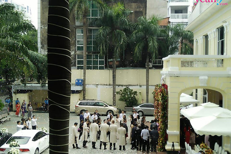 Sau lễ ăn hỏi, đám cưới của Lan Khuê và doanh nhân Tuấn John sẽ được tổ chức vào ngày 4/10 tới đây tại một trung tâm hội nghị ở TP HCM. Ảnh: Infonet