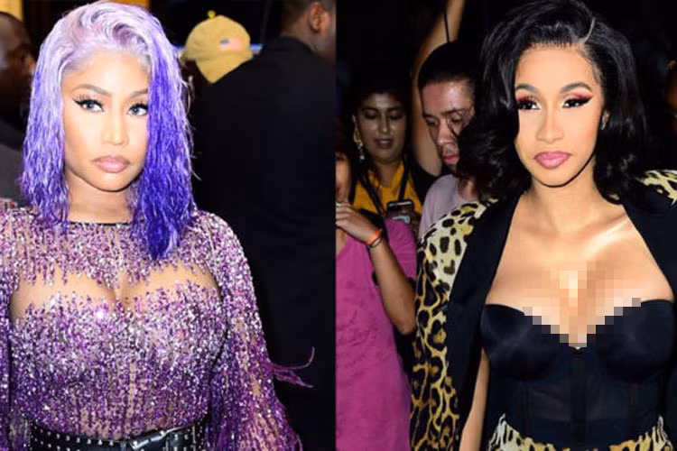 2 nữ rapper của làng giải trí Hollywood nổi tiếng với nhiều chiêu trò. Ảnh: Newsx