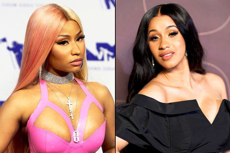 Hơn Cardi 10 tuổi, Nicki trẻ trung, gợi cảm không kém cạnh đàn em. Ảnh: usmagazine