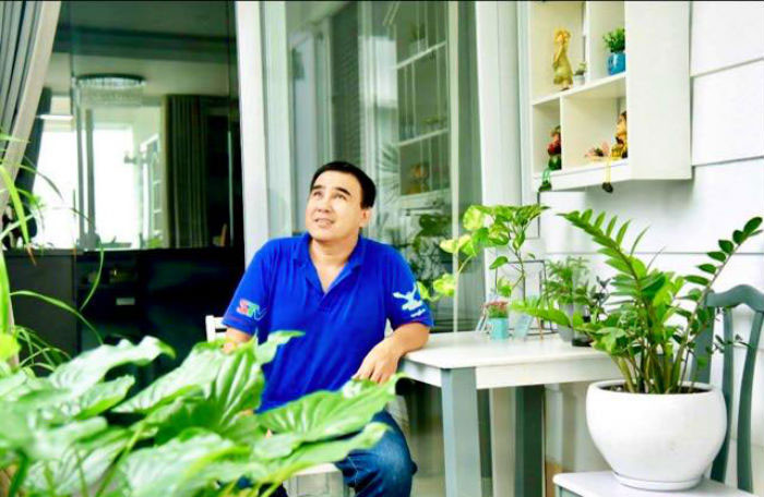 Doanh nhân Dạ Thảo nói vui, chị hoàn thành việc sửa sang ngôi biệt thự, chồng chị giờ chỉ cần thoải mái tận hưởng sự thay đổi.