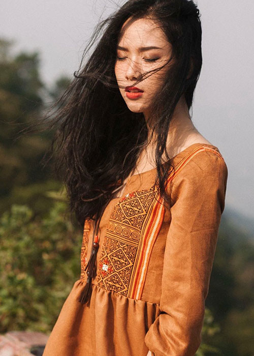 Ngọc Lâm tỏ ra khá tự tin khi làm người mẫu ảnh.