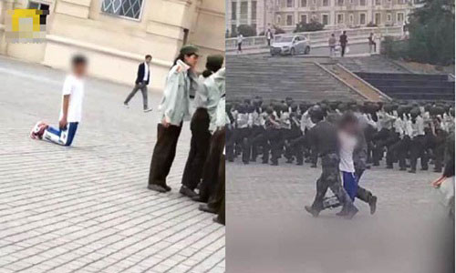 Cai nhau voi ban gai, nam sinh quy goi xin loi gay xon xao