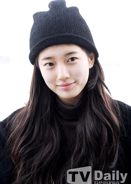 Nhan sắc của nữ ca sĩ Suzy được nhiều khán giả tán dương. Khi để mặt mộc, cô lại càng được khen ngợi. Ảnh: Tvdaily