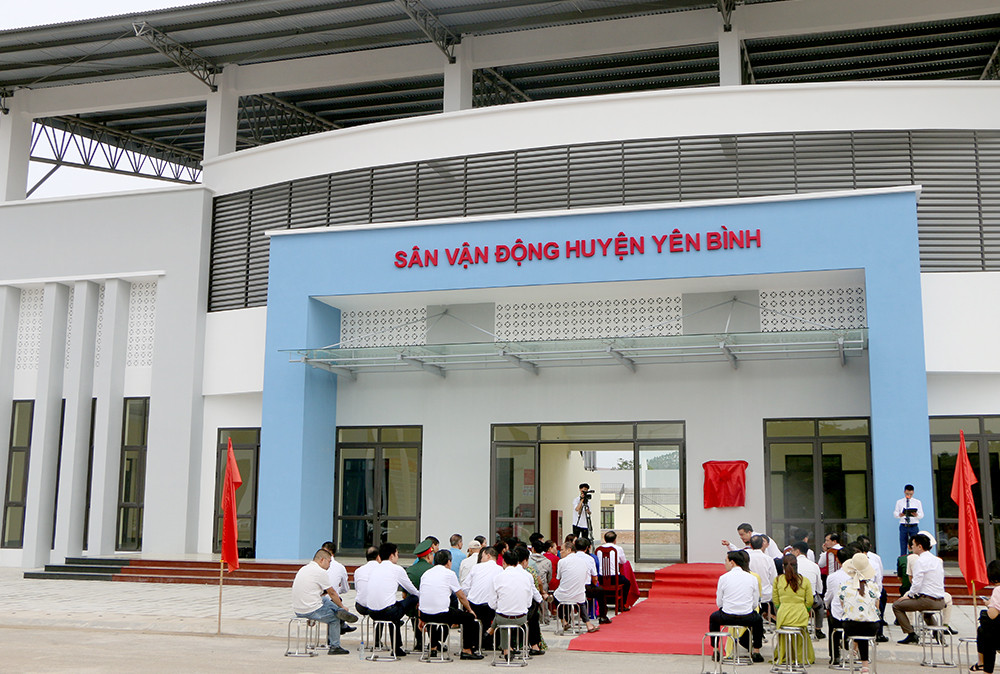 Dự kiến, trong tháng 7/2024 công trình sẽ hoàn thành (vượt tiến độ khoảng 3 tháng) nhằm góp phần nâng cao hạ tầng kỹ thuật đô thị, hoàn thiện tiêu chí đạt huyện nông thôn mới. (Ảnh: Báo Yên Bái).