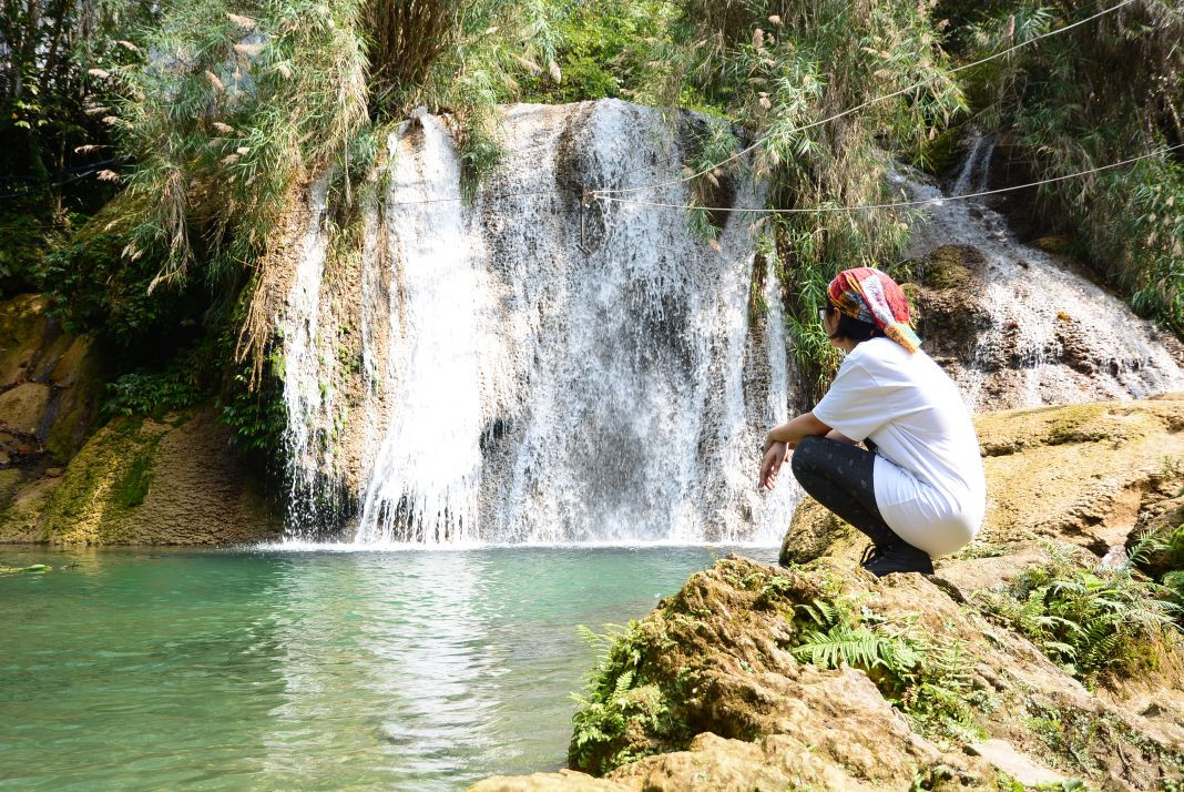 Thác Mơ hoang sơ, ít người biết đến ở Na Hang. Ảnh: Hải Dương