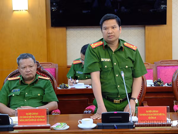 Ông là Tiến sĩ luật học Tội phạm học và điều tra tội phạm; Điều tra viên cao cấp. (Ảnh: Ban Nội chính Trung ương)