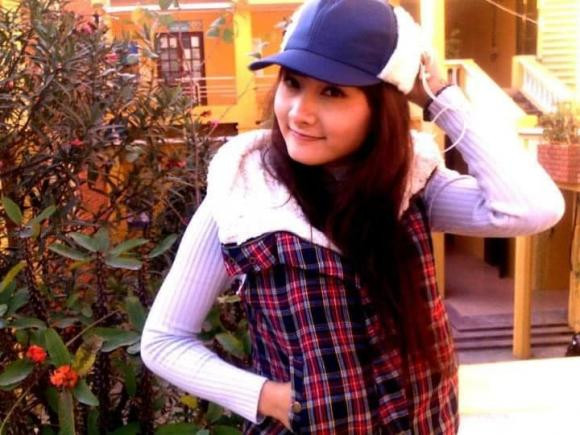 Hình ảnh cũ của Bảo Thanh khi còn là sinh viên trường Sân khấu điện ảnh.