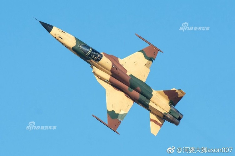 Ngoài ra, còn có 44 chiếc F-5E có khả năng hoạt động với vai trò của tiêm kích - bom. Nguồn ảnh: Sina.