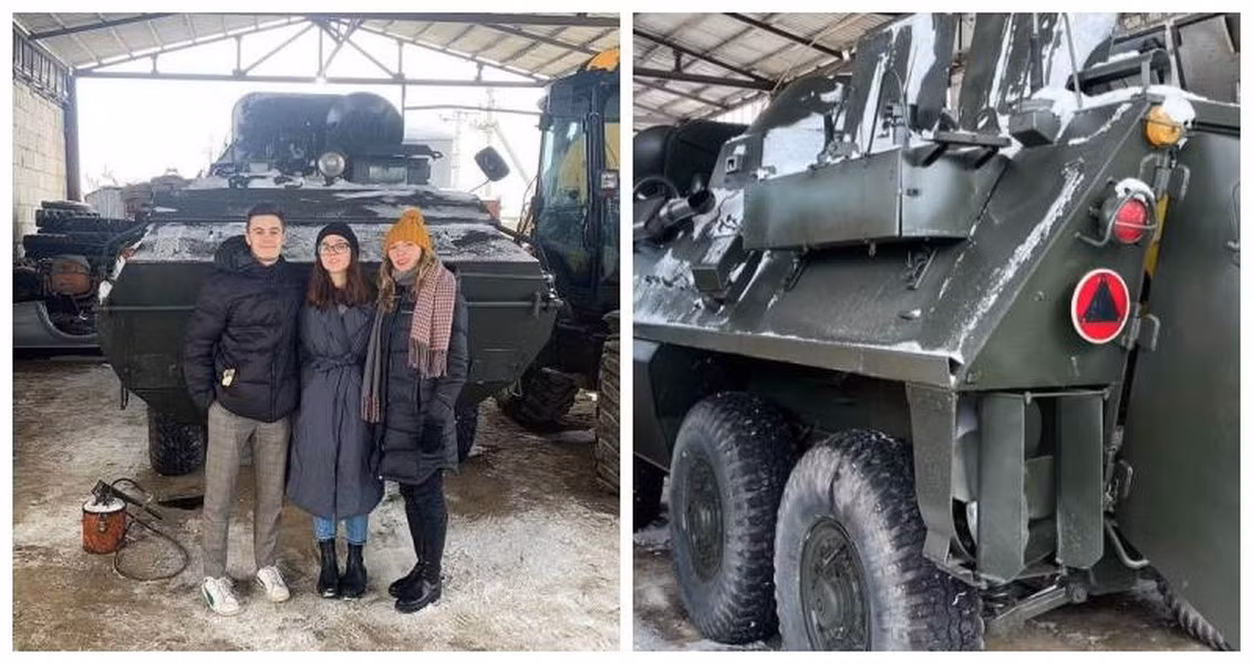 Việc cung cấp phương tiện nói trên cho Kyiv không được phản ánh chính thức. Chỉ biết rằng vào tháng 2 năm 2023, có thông tin cho biết một số xe bọc thép chở quân loại này đã được các "tình nguyện viên" tại Lviv mua và phục hồi.