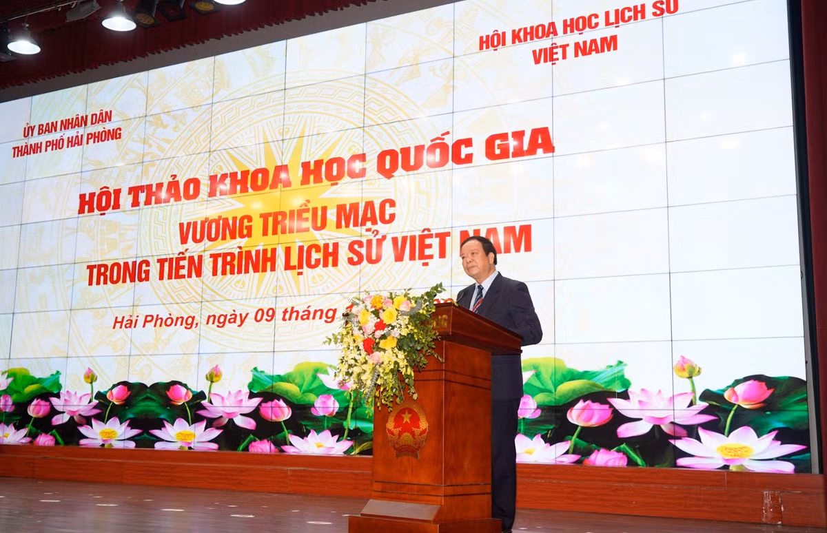 Hoi thao khoa hoc quoc gia “Vuong trieu Mac trong tien trinh lich su Viet Nam”-Hinh-4