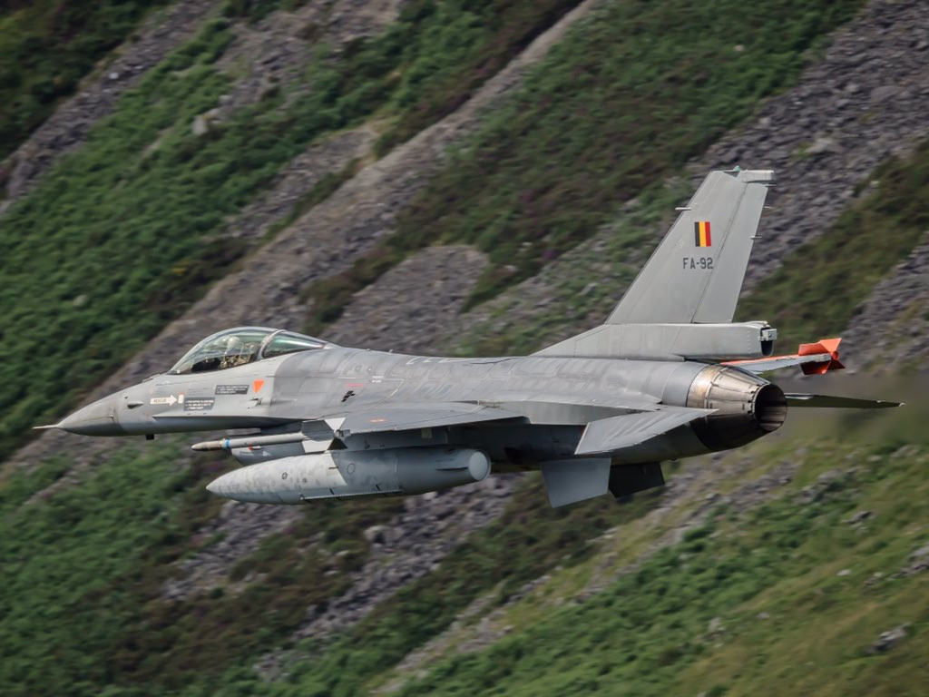 Bỉ đã đặt mua cùng lúc 116 chiến đấu cơ F-16 phiên bản A và B, chiếc đầu tiên trong lô hàng được chuyển tới Bỉ vào năm 1979. Tới năm 1991, Bỉ tiếp tục đặt mua 44 chiếc F-16 phiên bản cao cấp hơn.