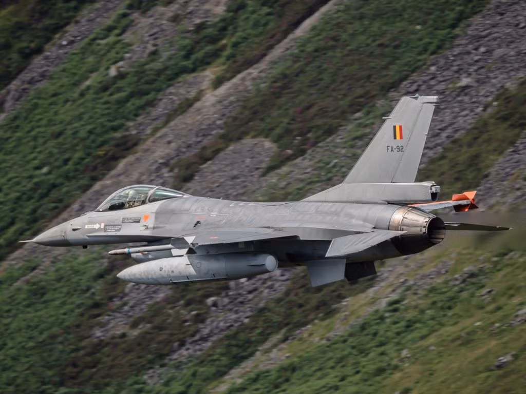 Bỉ đã đặt mua cùng lúc 116 chiến đấu cơ F-16 phiên bản A và B, chiếc đầu tiên trong lô hàng được chuyển tới Bỉ vào năm 1979. Tới năm 1991, Bỉ tiếp tục đặt mua 44 chiếc F-16 phiên bản cao cấp hơn.