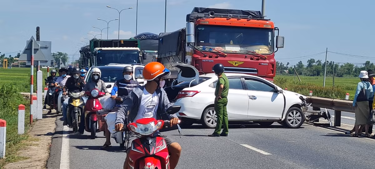 Quang Nam: Lien tiep xay ra cac vu va cham giao thong