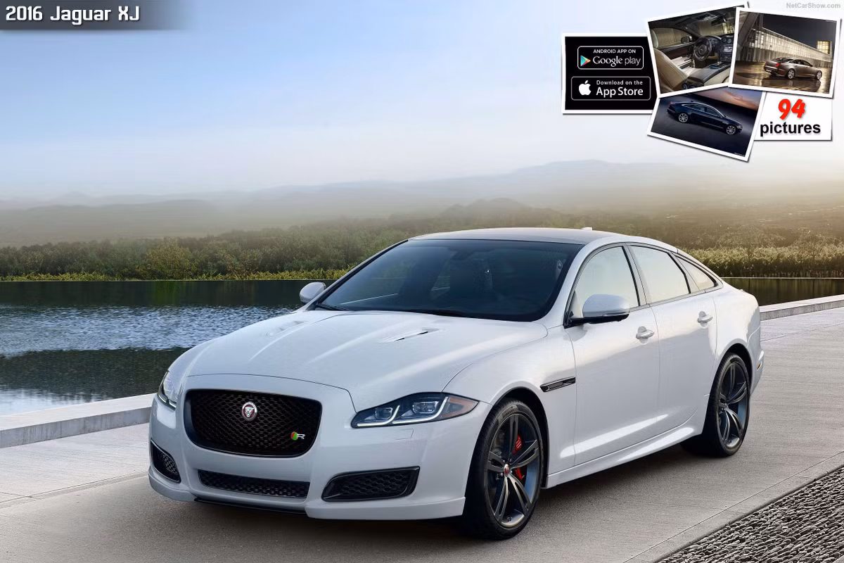  4. Jaguar XJ. XJ là dòng sedan cao cấp nhất của Jaguar. Đây được xem là phiên đối thủ cạnh tranh của những mẫu sedan sang trọng như BMW 7-Series, Mercedes-Benz S-Class...