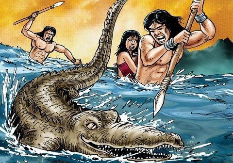 Người Việt thời nước Văn Lang, Âu Lạc có tục xăm mình. Tục xăm mình có ở thời Văn Lang, Âu Lạc, kéo dài đến đời vua Trần Anh Tông. Lý do tục xăm mình được ghi trong sách Lĩnh Nam trích quái: “Bấy giờ, dân trên núi xuống nước bắt cá thường bị giao long gây thương tổn, bèn cùng nhau tâu với vua. Vua nói các giống trên cạn khác với loài dưới nước. Các loài dưới nước chỉ ưa những gì giống với mình, ghét những gì khác với mình vì vậy ta mới bị hại. Sau đó, vua ra lệnh ai nấy đều phải xăm hình thủy quái vào người”.