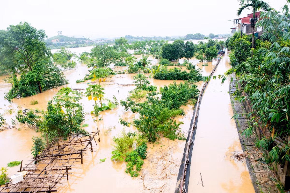 Hiện nay, trên địa bàn phường Hồng Hà, nước sông Hồng (sông Thao) đã bắt đầu tràn nhanh vào đường Thanh Niên và đường kè sông Hồng ở các khu vực trũng thuộc các tổ dân phố Hồng Tân, Hồng Phú, Hồng Thái, Hồng Thanh.