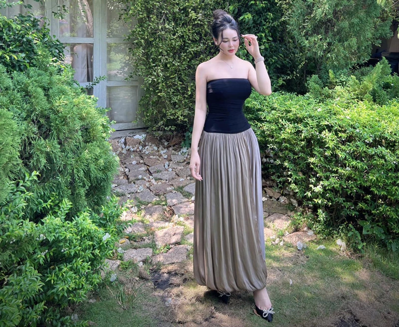 Dù đã bước qua tuổi 31, Yến Vy vẫn sở hữu sắc vóc như chỉ vừa mới đôi mươi.