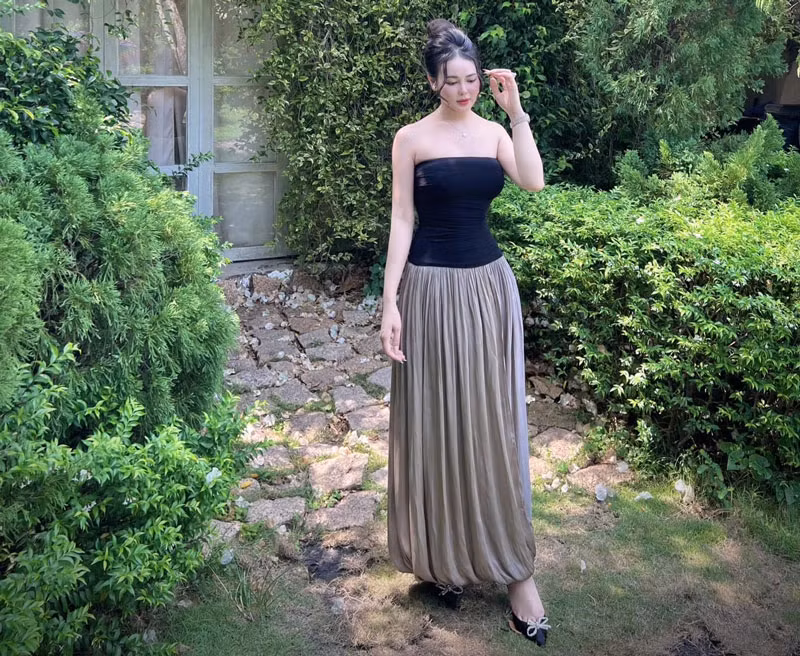 Dù đã bước qua tuổi 31, Yến Vy vẫn sở hữu sắc vóc như chỉ vừa mới đôi mươi.